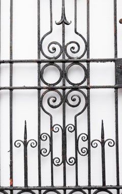Antique Side Gate Made of Wrought Iron