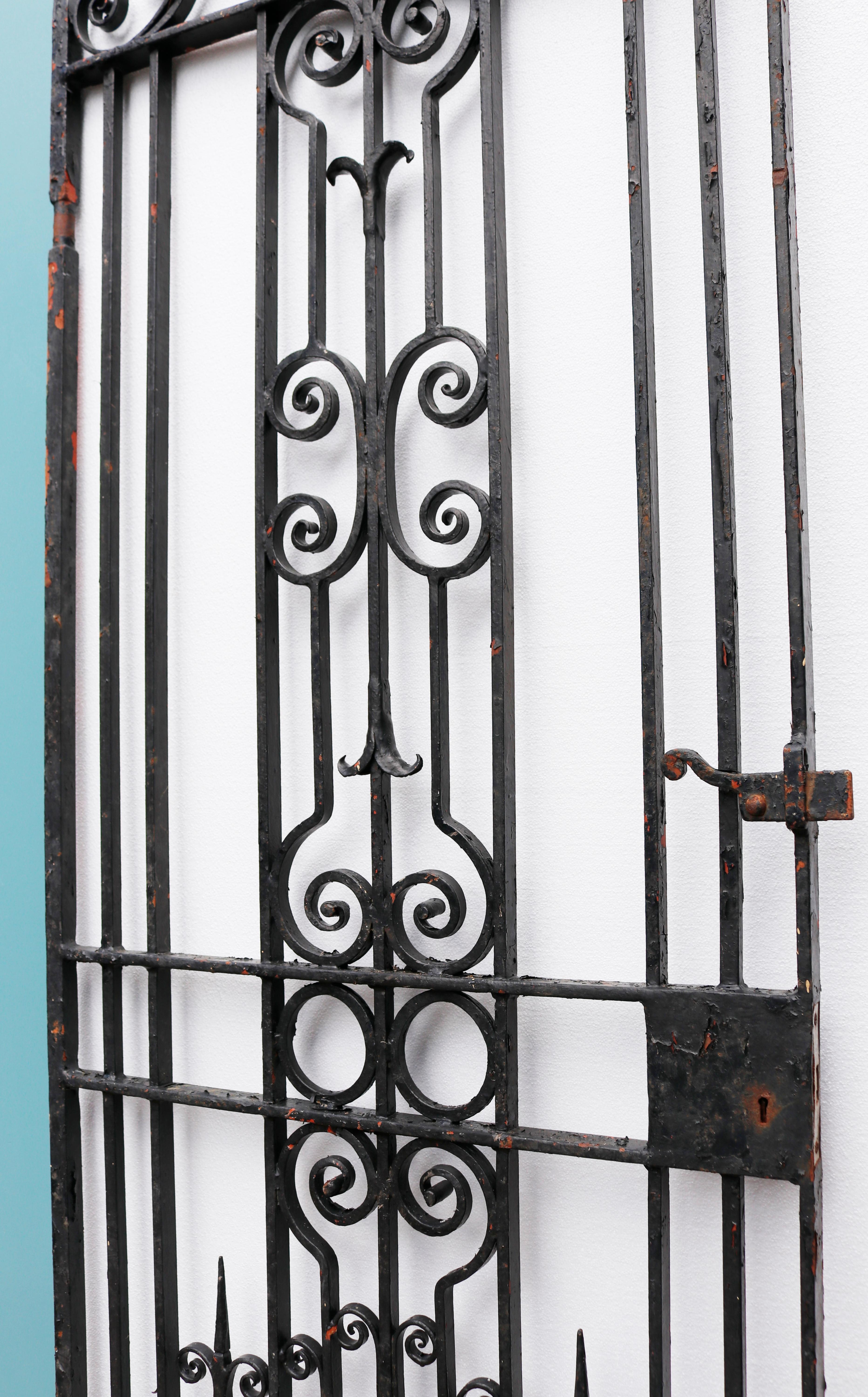 handmade wrought iron side gates