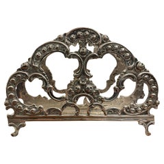 Antiguo Servilletero de Plata 800, Siglo XIX
