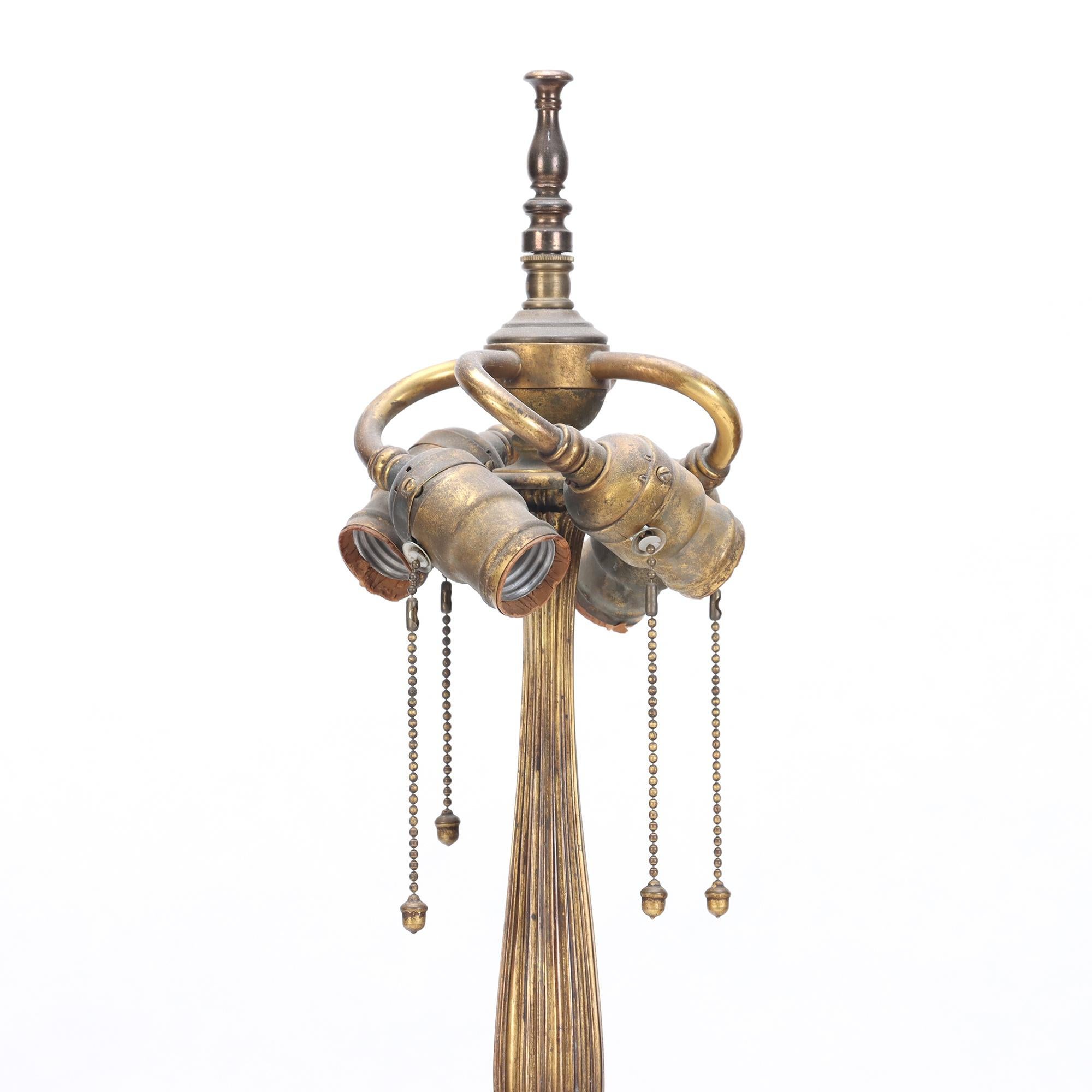 An Antique Silver and Bronze Floor Lamp by E.F. Caldwell, early 20th C. in vendita 4