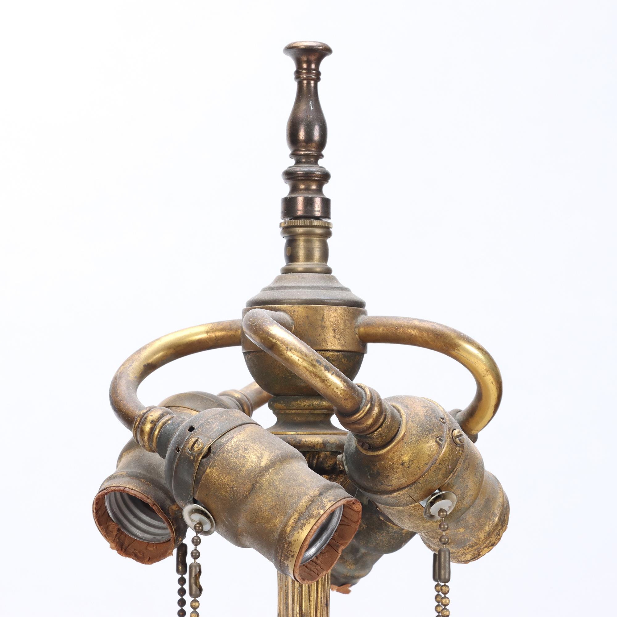An Antique Silver and Bronze Floor Lamp by E.F. Caldwell, early 20th C. in vendita 5