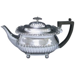 Antique Sterling Silver Teapot Made in the Reign of Edward VII