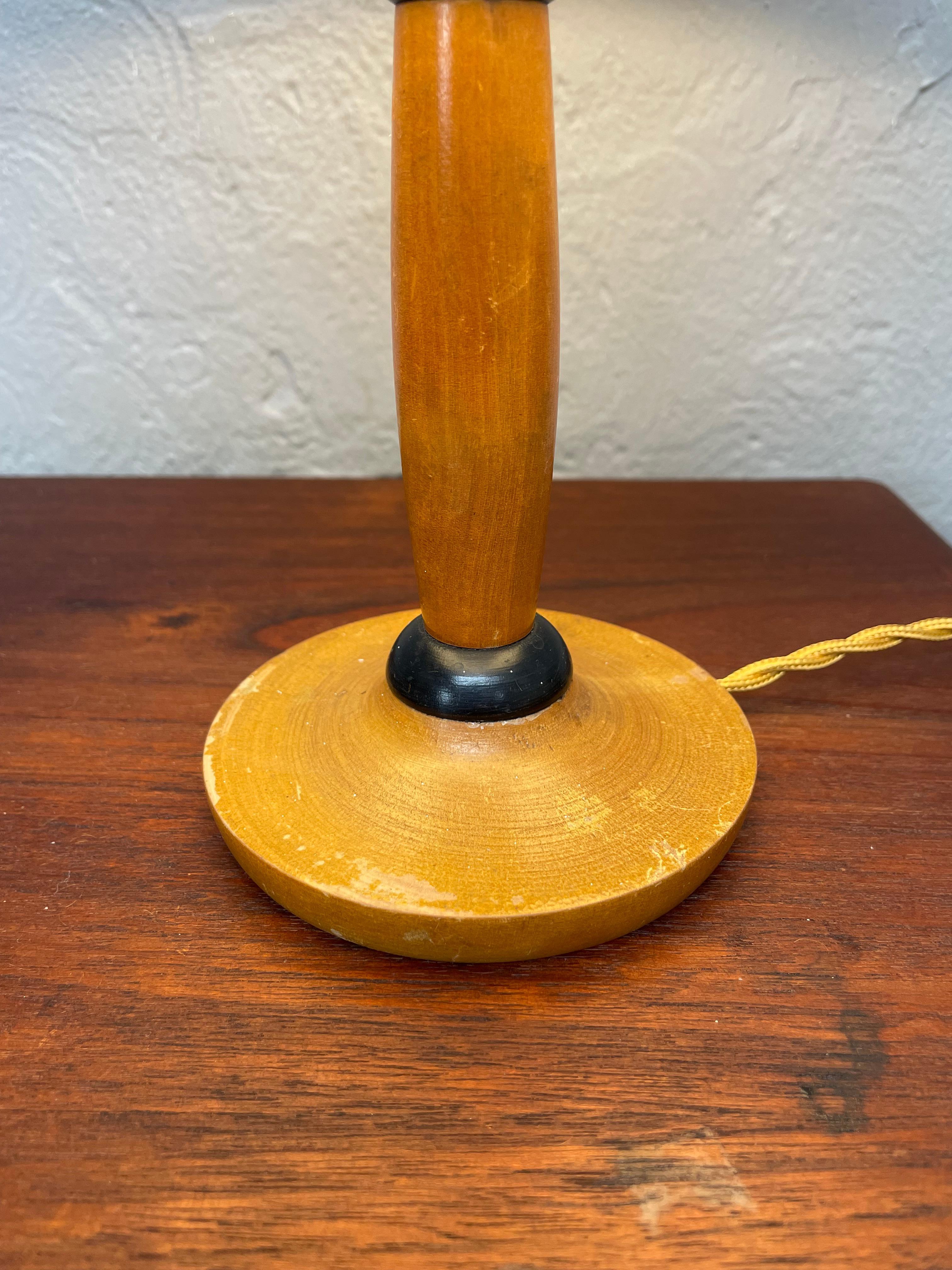 Antike schwedische Art-déco-Tischlampe, Art déco im Angebot 5