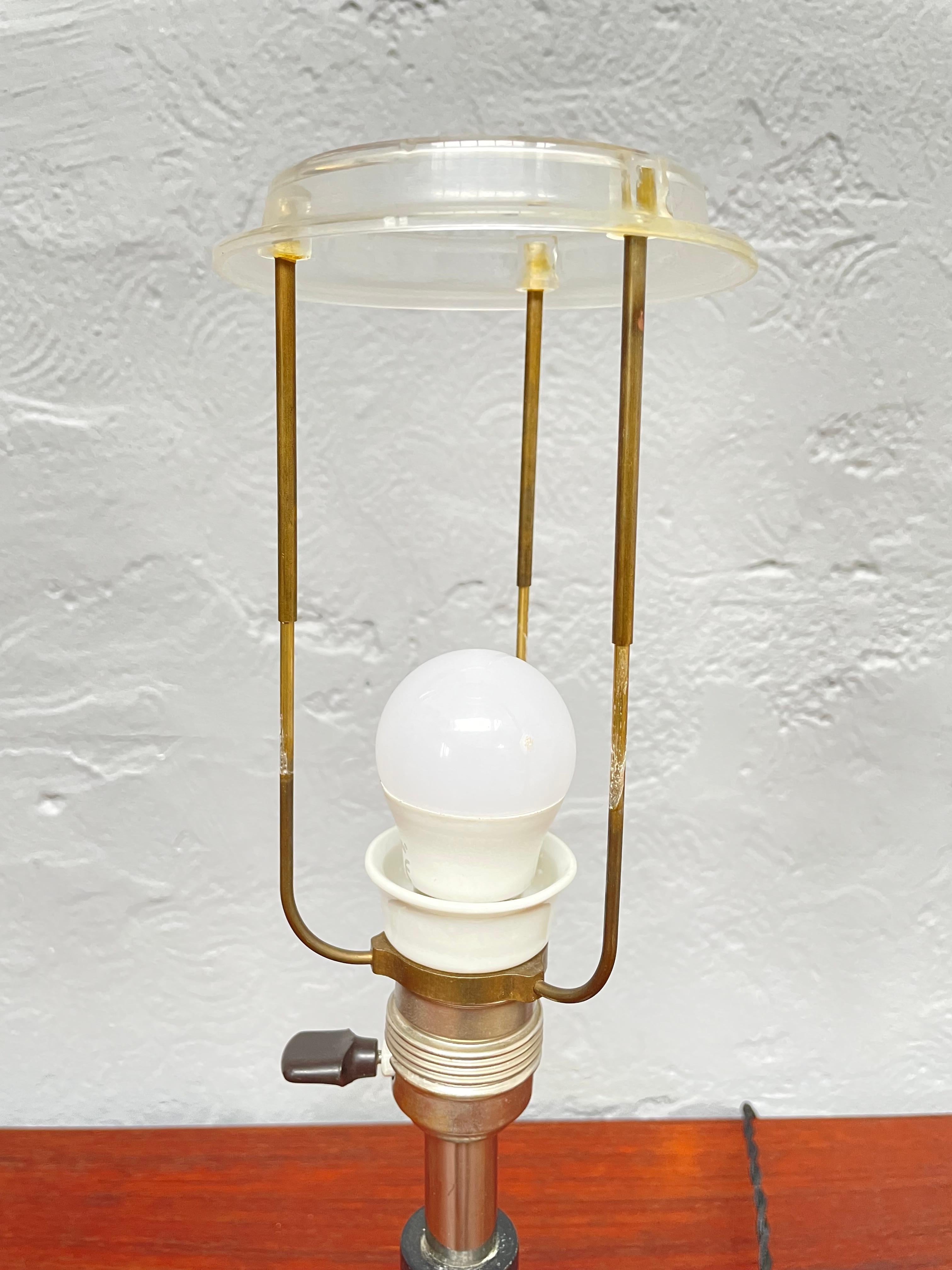 Early 20th Century An Antique Swedish Art Deco Table Lamp For Sale