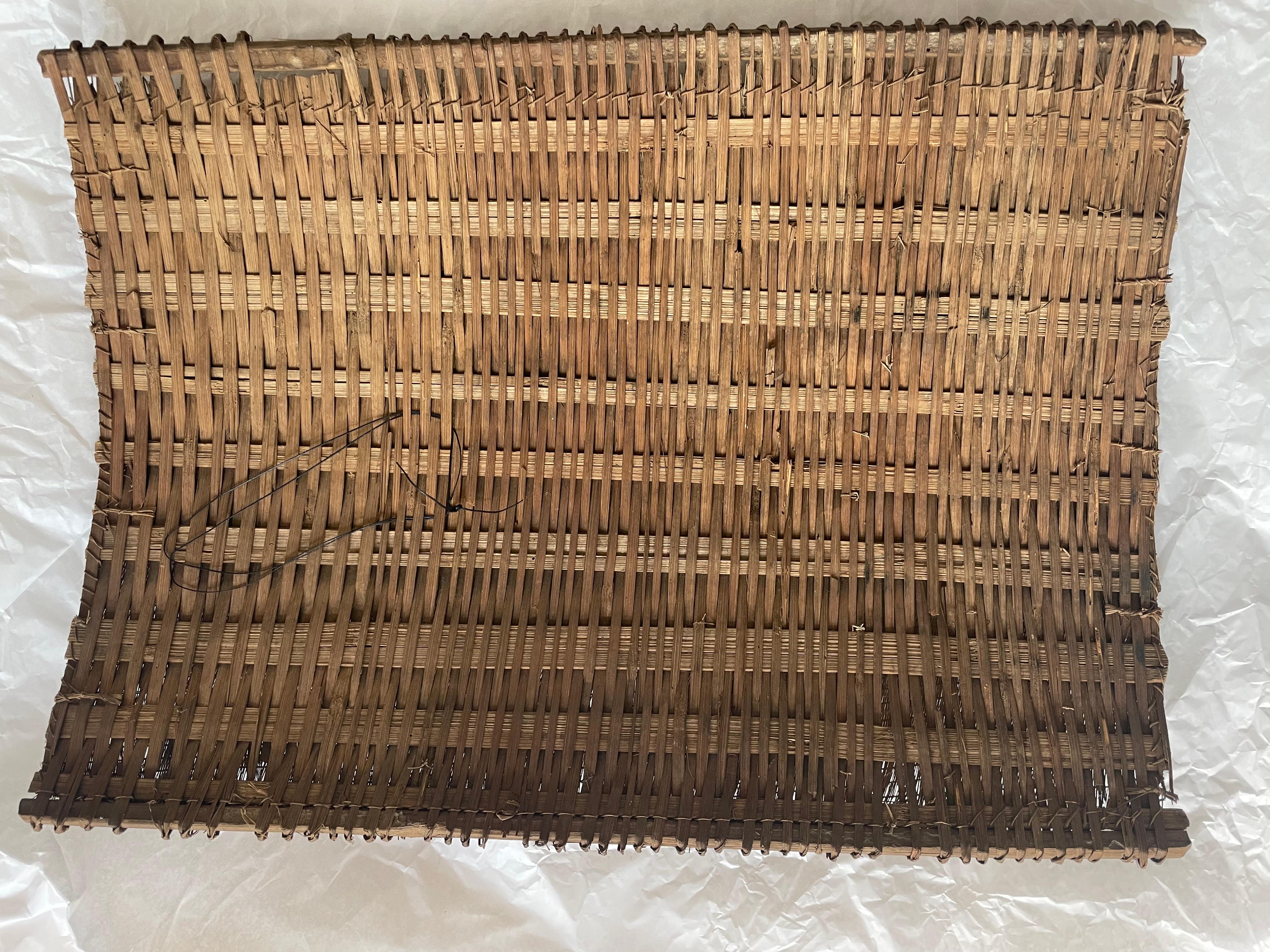 Antiguo biombo de cestería tutsi, Ruanda Ruandés en venta