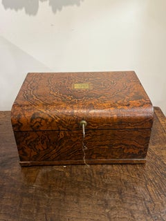 An Antique Victorian Chess and Games Box, 19th Century