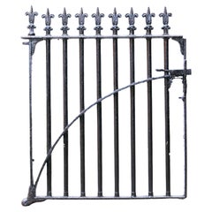 Antique Victorian Style Cast Iron Side Gate