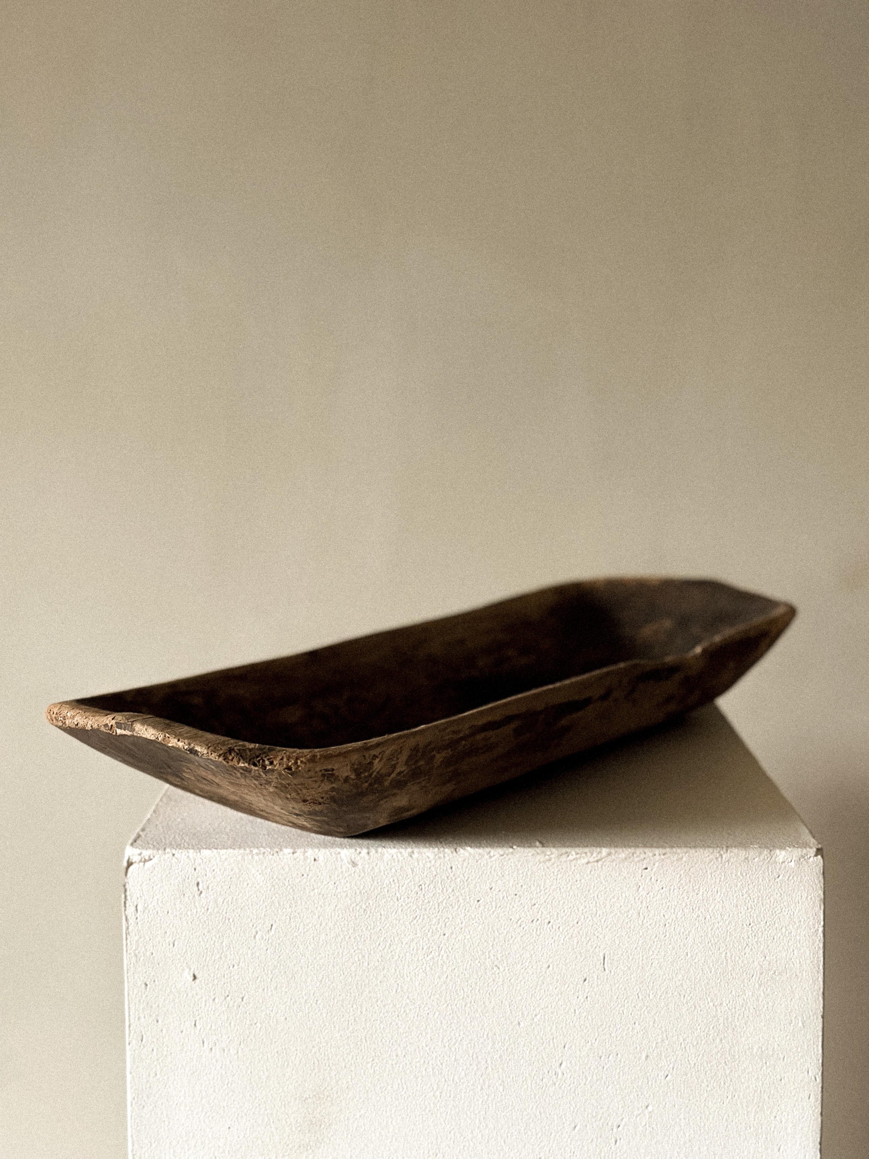Norwegian An Antique Wabi Sabi Wooden Tray, Scandinavia c. 1800s For Sale