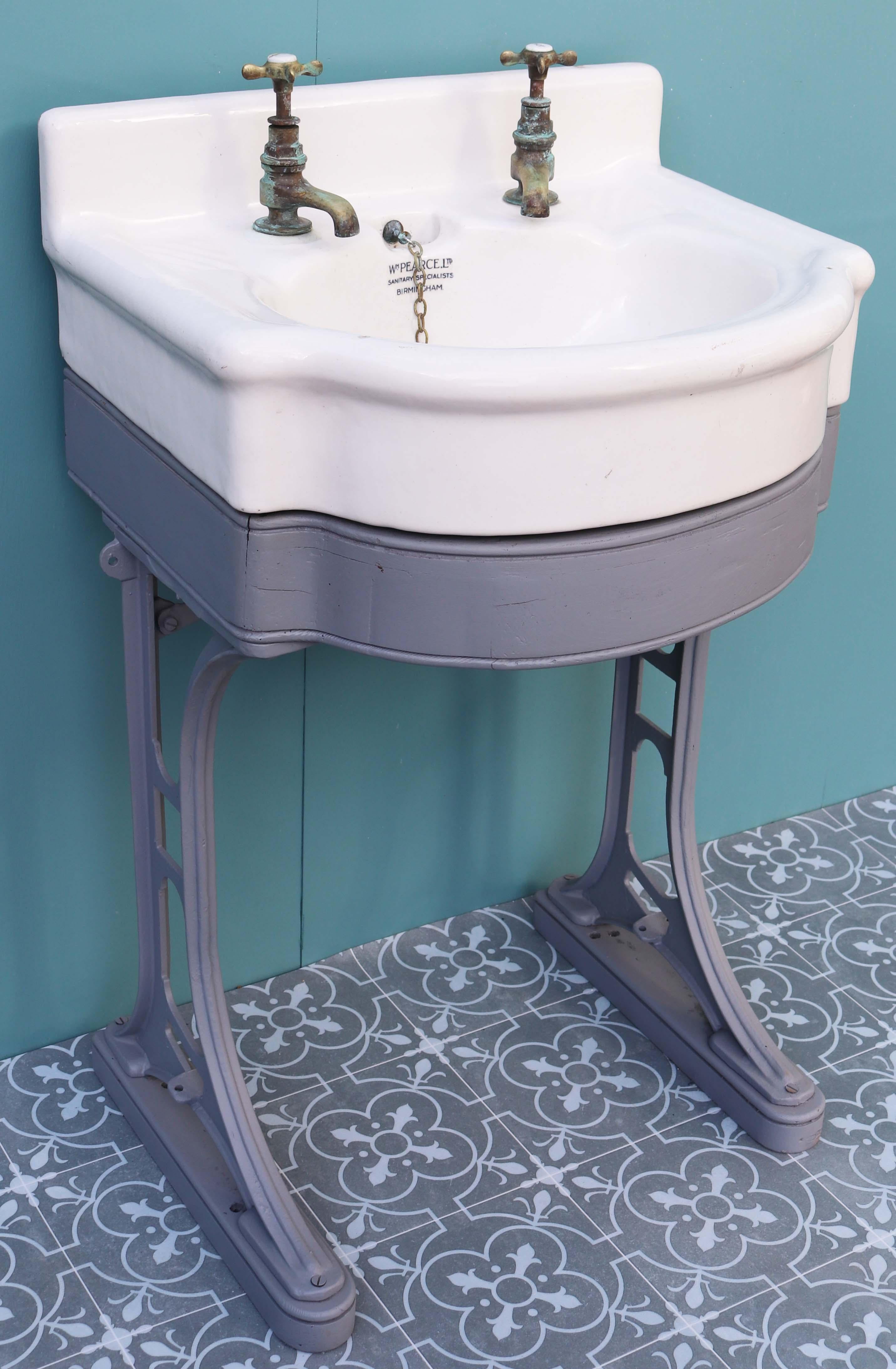 wrought iron wash basin stands