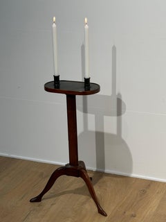 An Antique Wooden Candle Stand