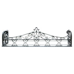 Antique Wrought Iron Fireplace Surround