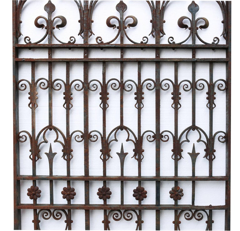 Antique Wrought Iron Garden Gate For Sale at 1stDibs wrought iron