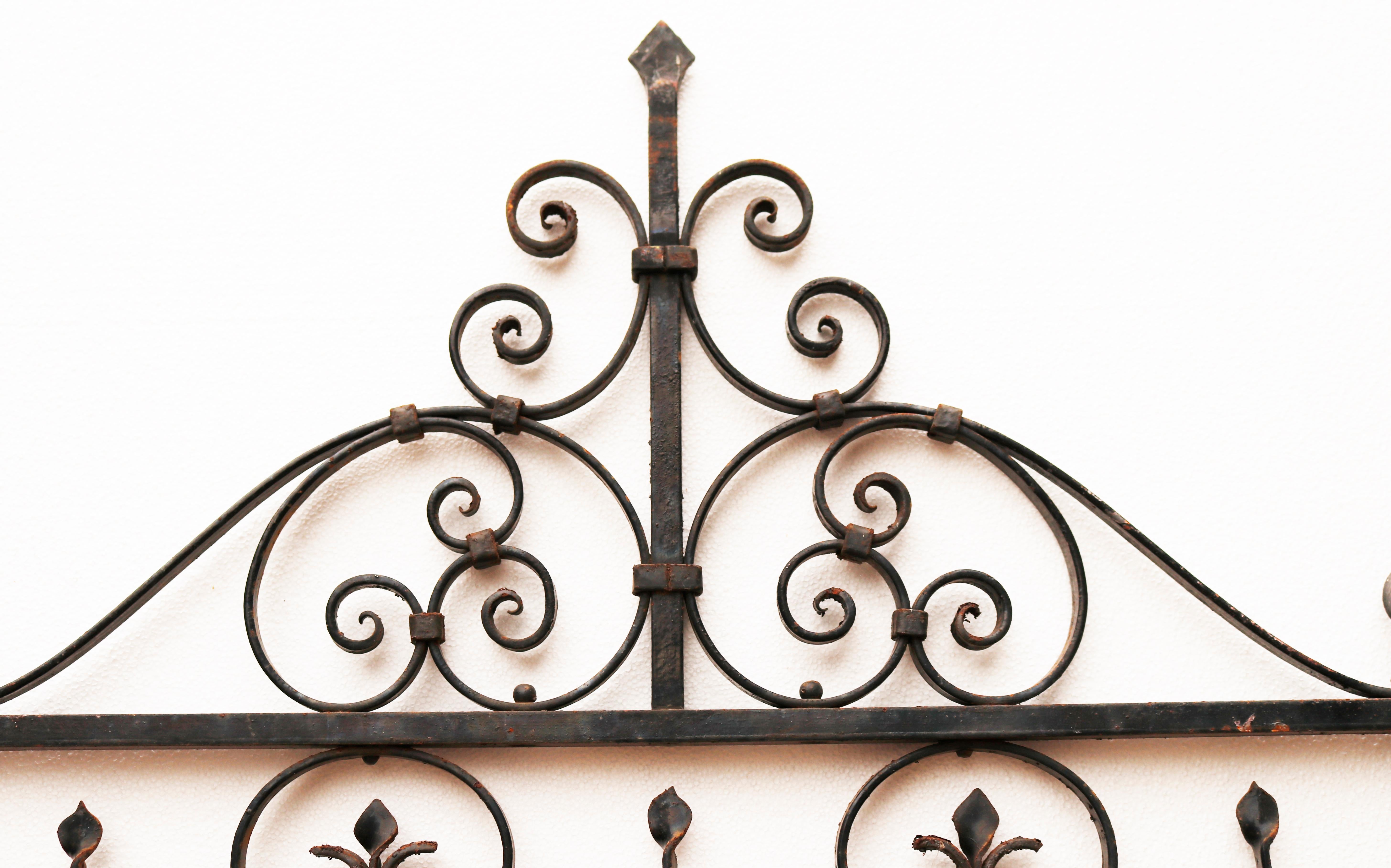 Antique Wrought Iron Gate 1