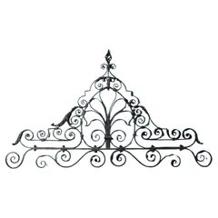 An Used Wrought Iron Gate Overthrow