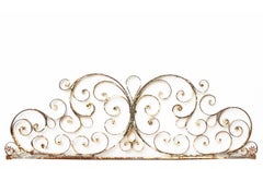 Antique Wrought Iron Overthrow