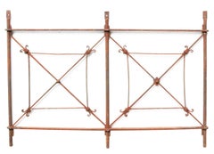 Antique Wrought Iron Panel