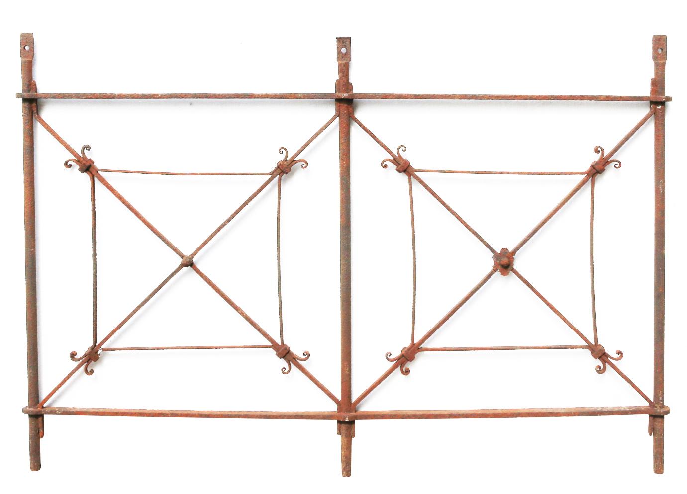 19th Century Antique Wrought Iron Panel For Sale
