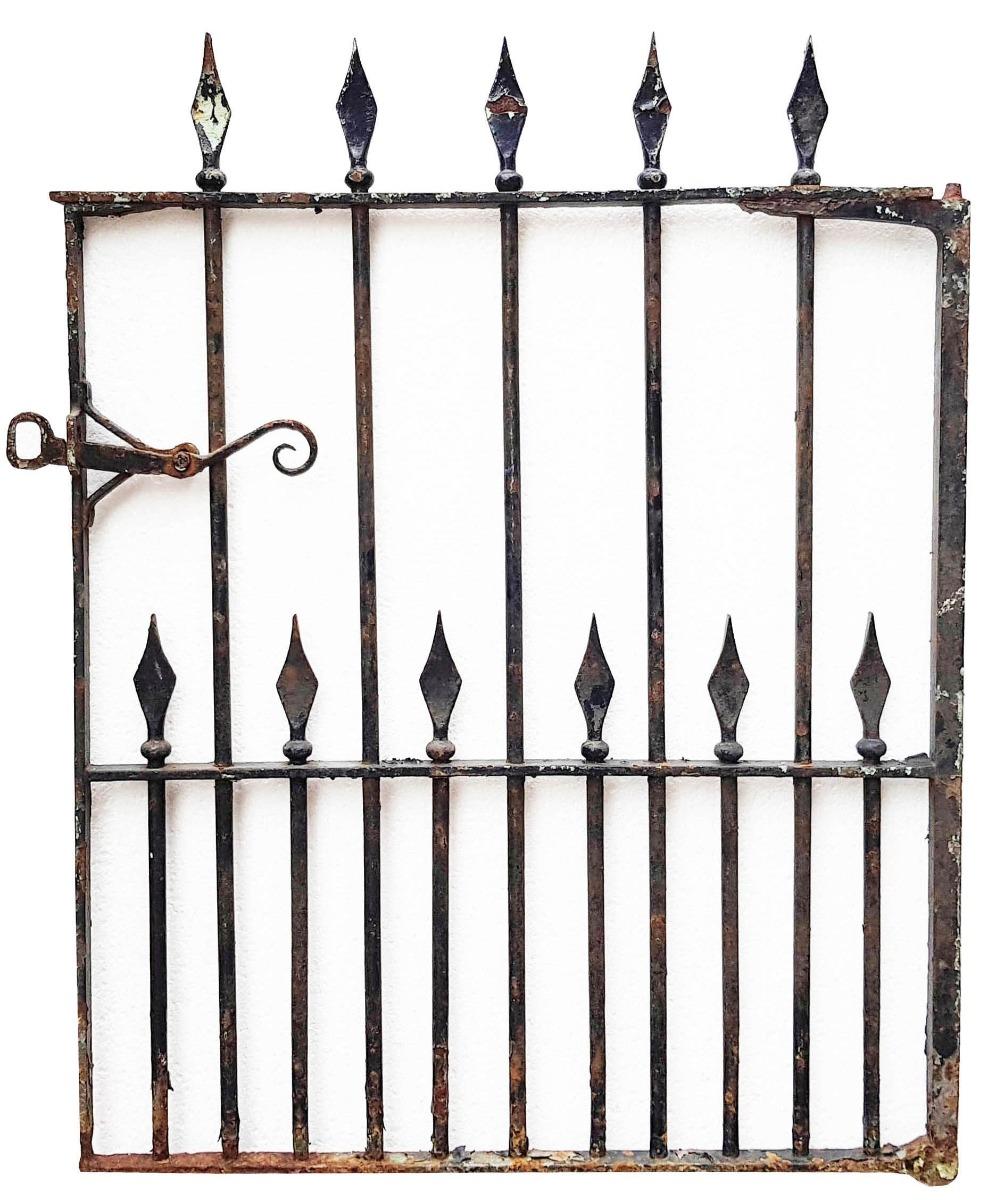 A blacksmith made wrought iron pedestrian gate. One of three matching gates reclaimed from a property near Cardiff.

Additional Dimensions

Width of gate 85 cm (for an opening of approximately 95 cm).