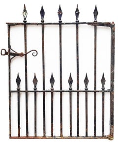 Antique Wrought Iron Pedestrian Gate