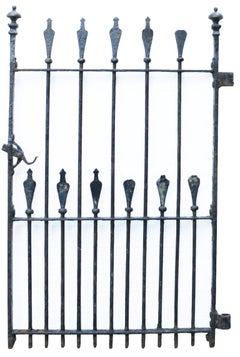 Antique Wrought Iron Pedestrian Gate