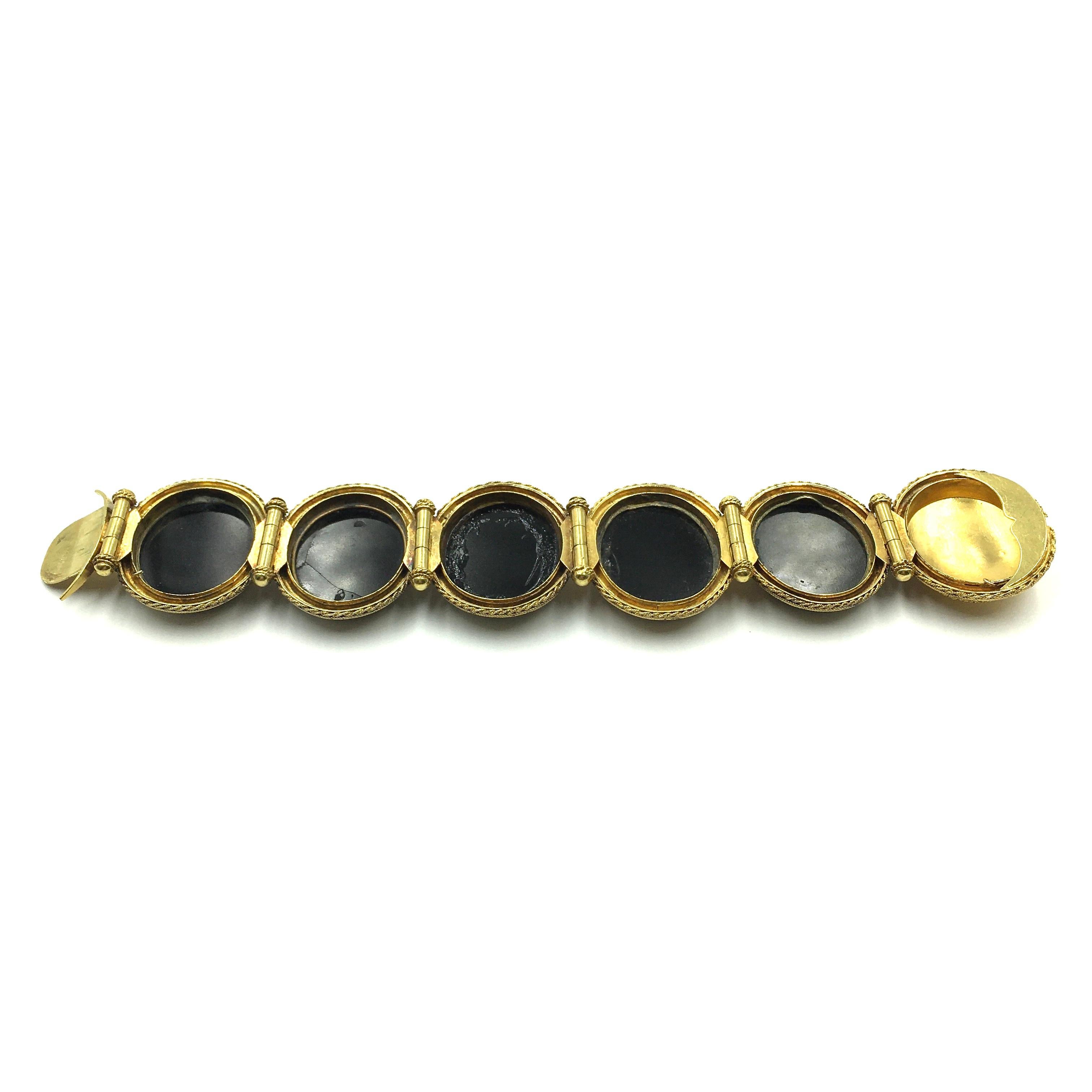 antique micro mosaic bracelet