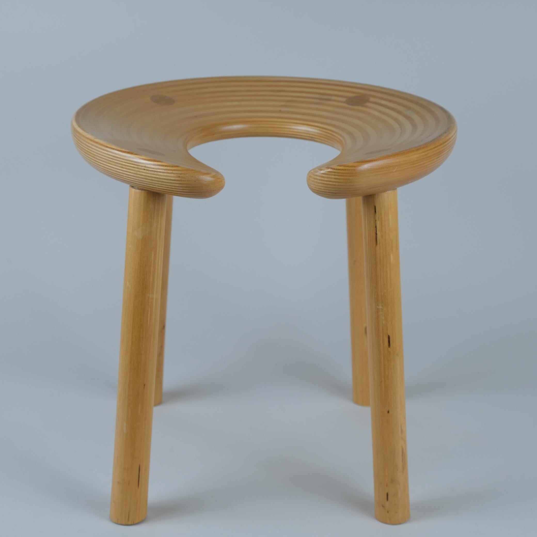 An Antti Nurmesniemi Sauna Stool for Palace Hotel, Helsinki 1952 2