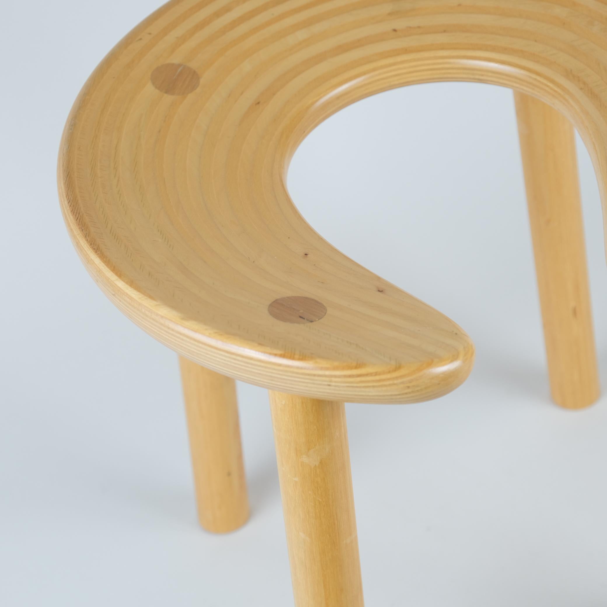 An Antti Nurmesniemi Sauna Stool for Palace Hotel, Helsinki 1952 3