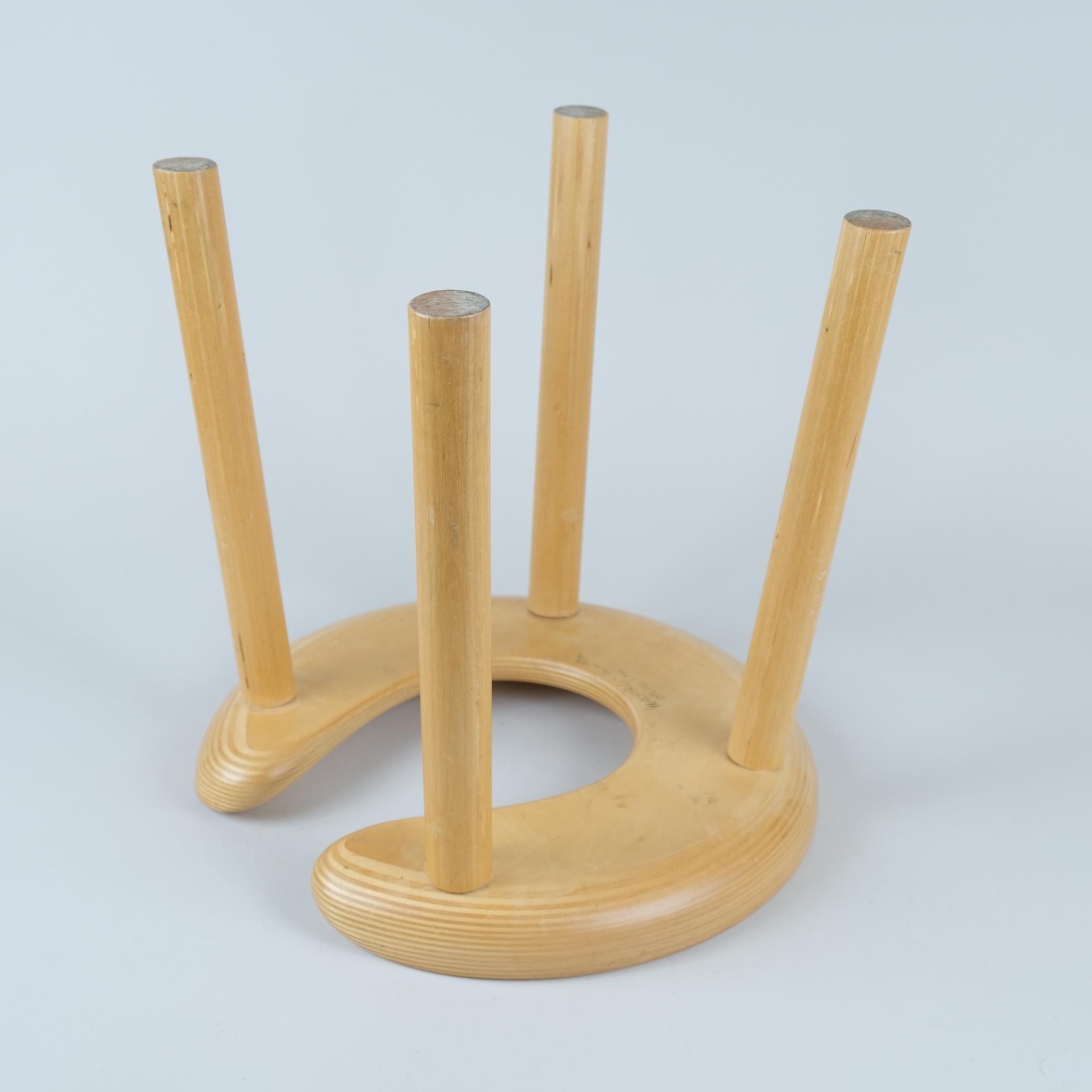 An Antti Nurmesniemi Sauna Stool for Palace Hotel, Helsinki 1952 4