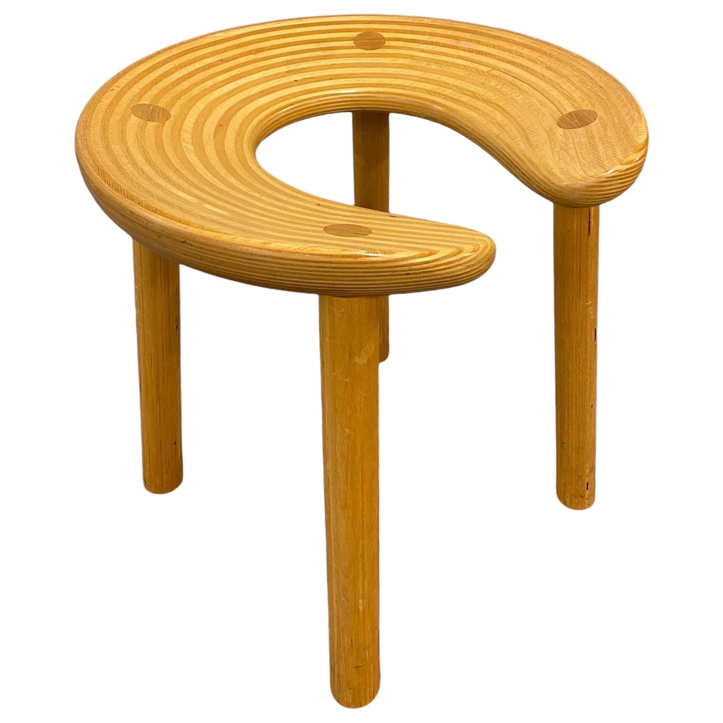An Antti Nurmesniemi Sauna Stool for Palace Hotel, Helsinki 1952