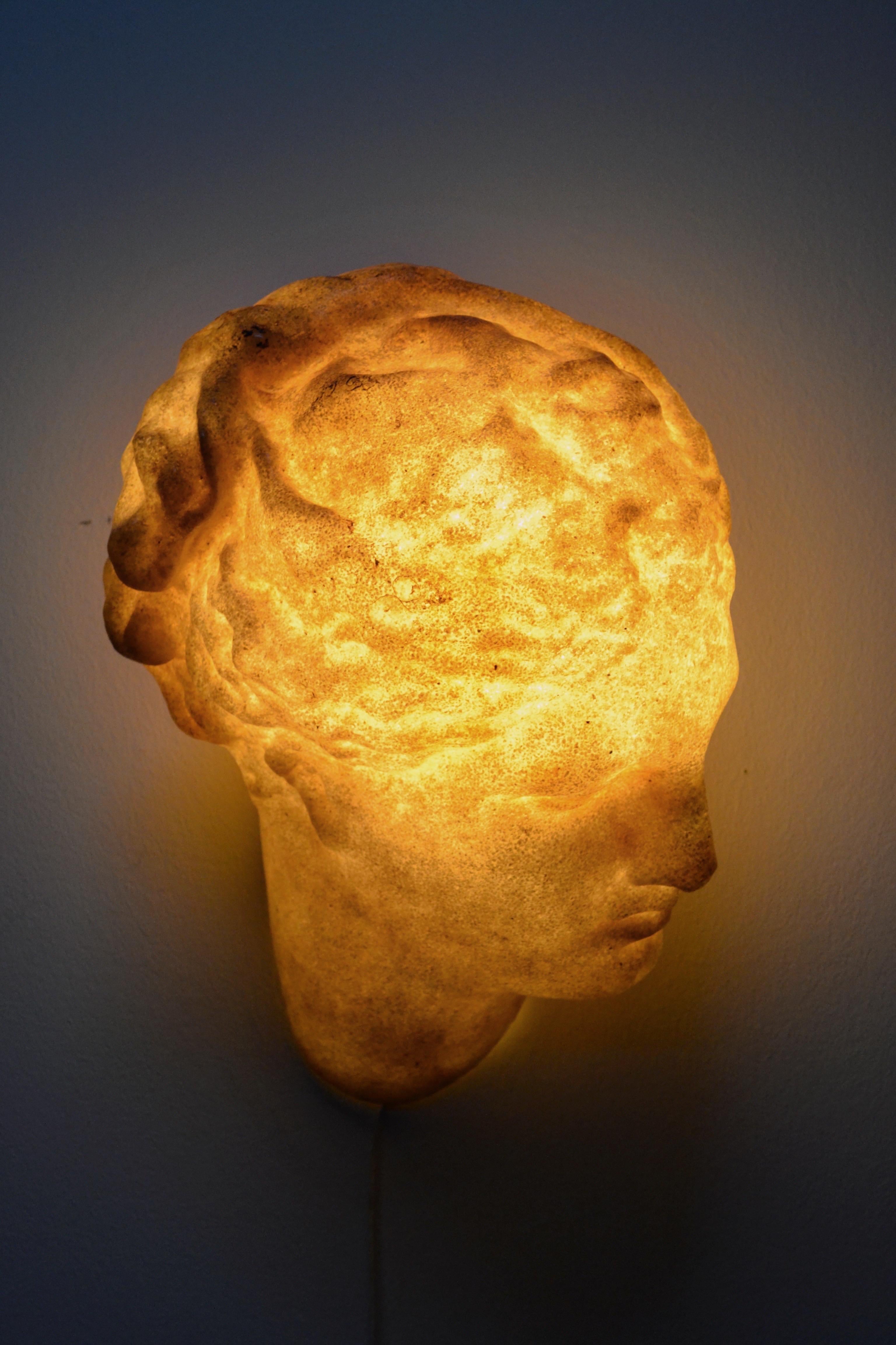 An Aphrodite wall lamp by André Cazenave for Atelier A - France 1970 im Angebot 3