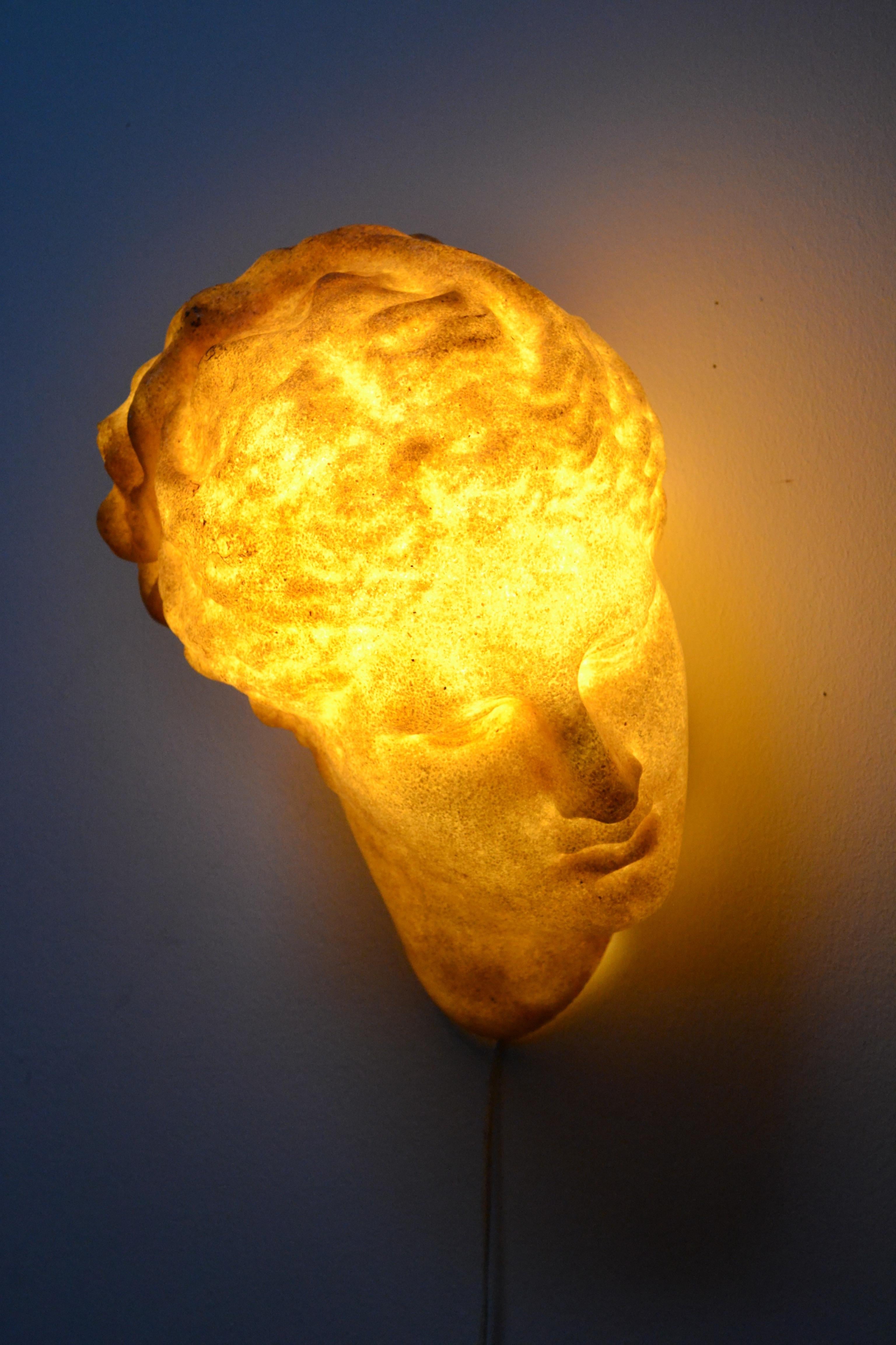An Aphrodite wall lamp by André Cazenave for Atelier A - France 1970 im Angebot 10