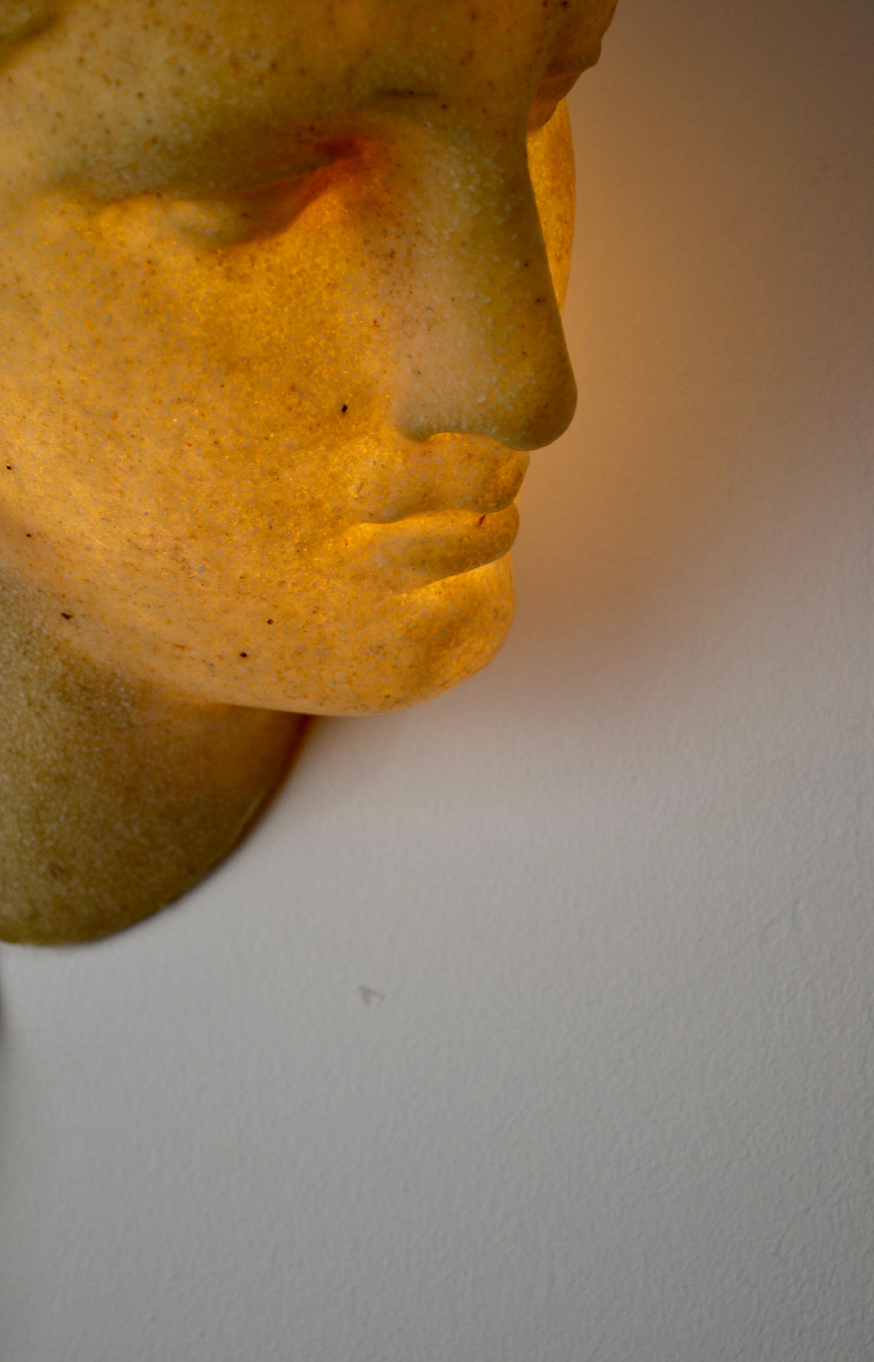 An Aphrodite wall lamp by André Cazenave for Atelier A - France 1970 2