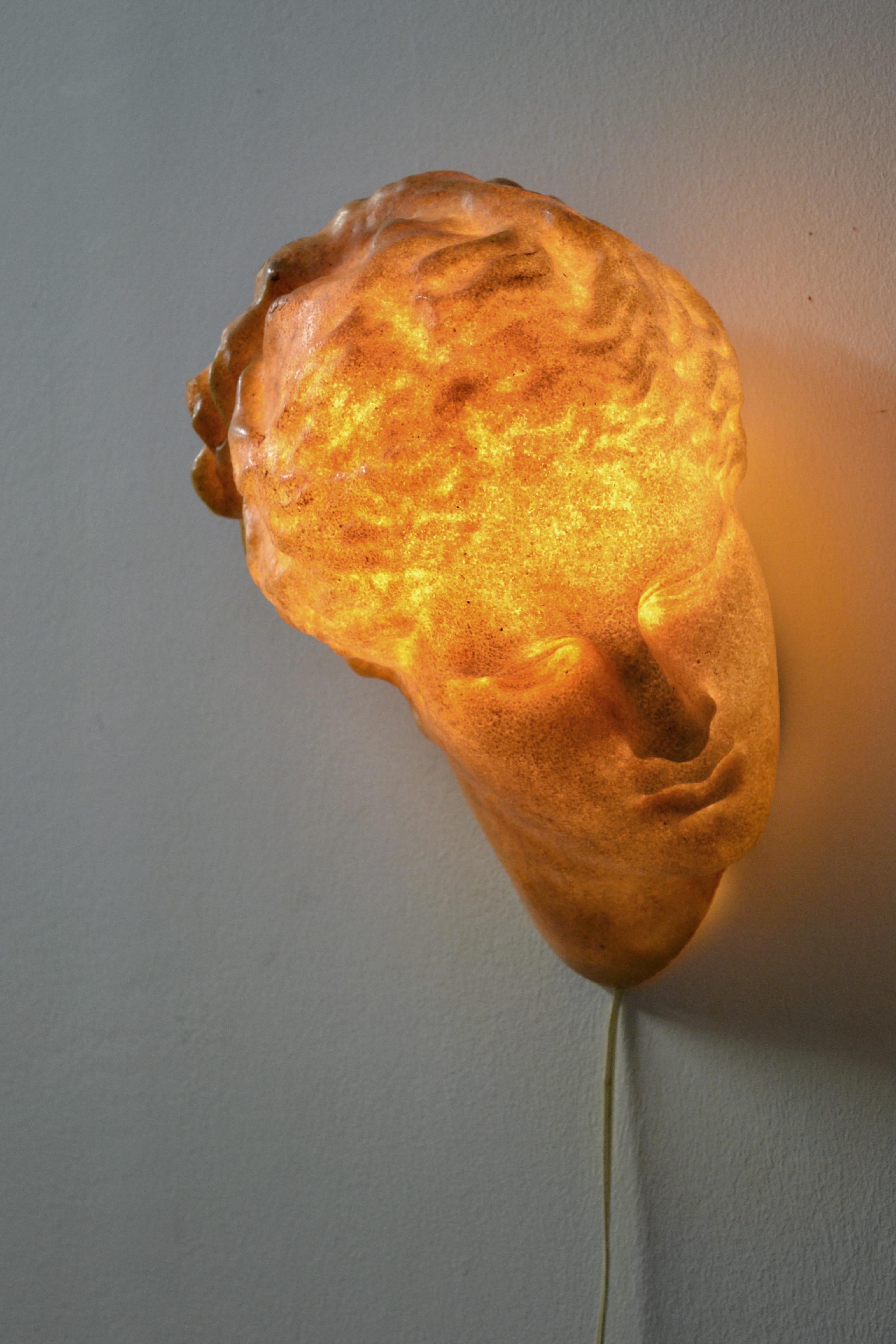 An Aphrodite wall lamp by André Cazenave for Atelier A - France 1970 im Angebot 2