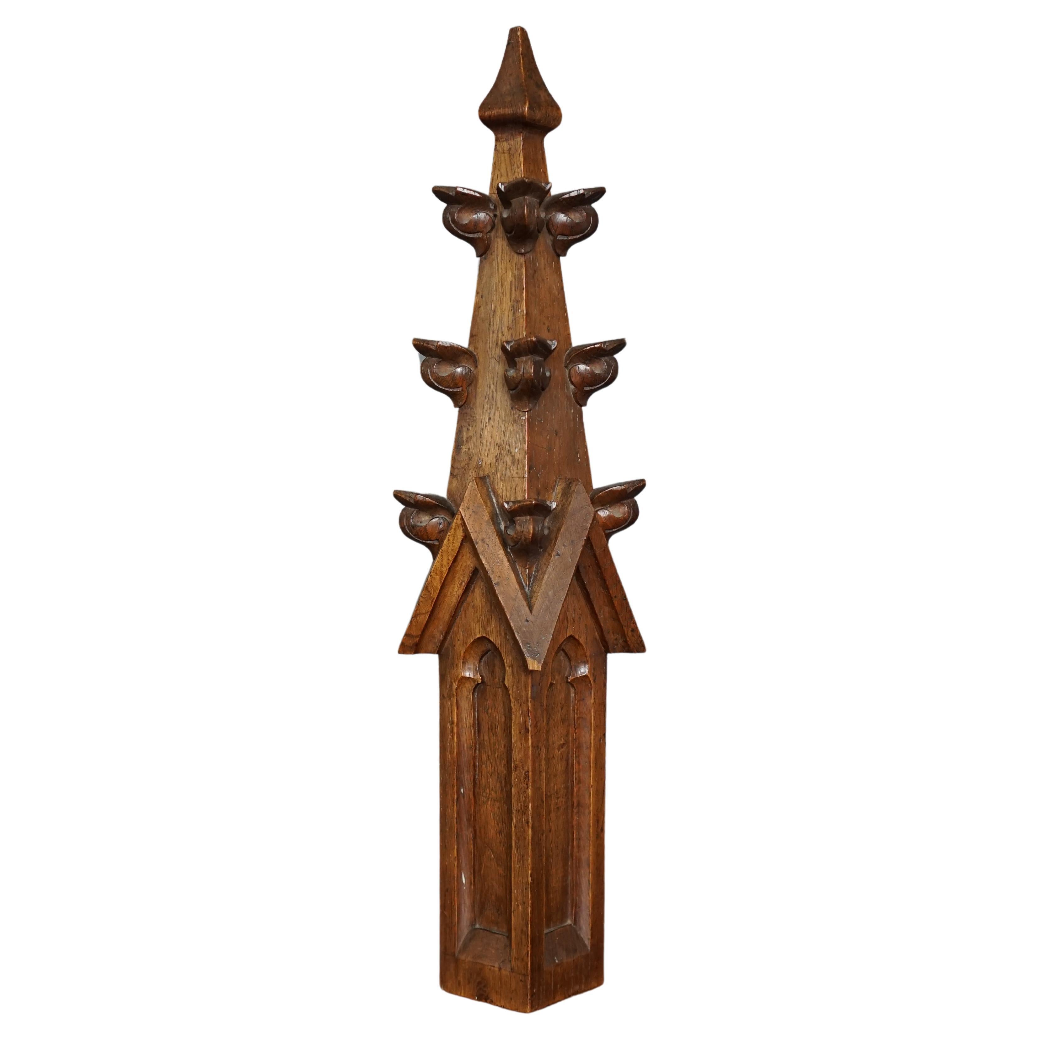 An Architectural Model of a Gothic Pinnacle France  For Sale