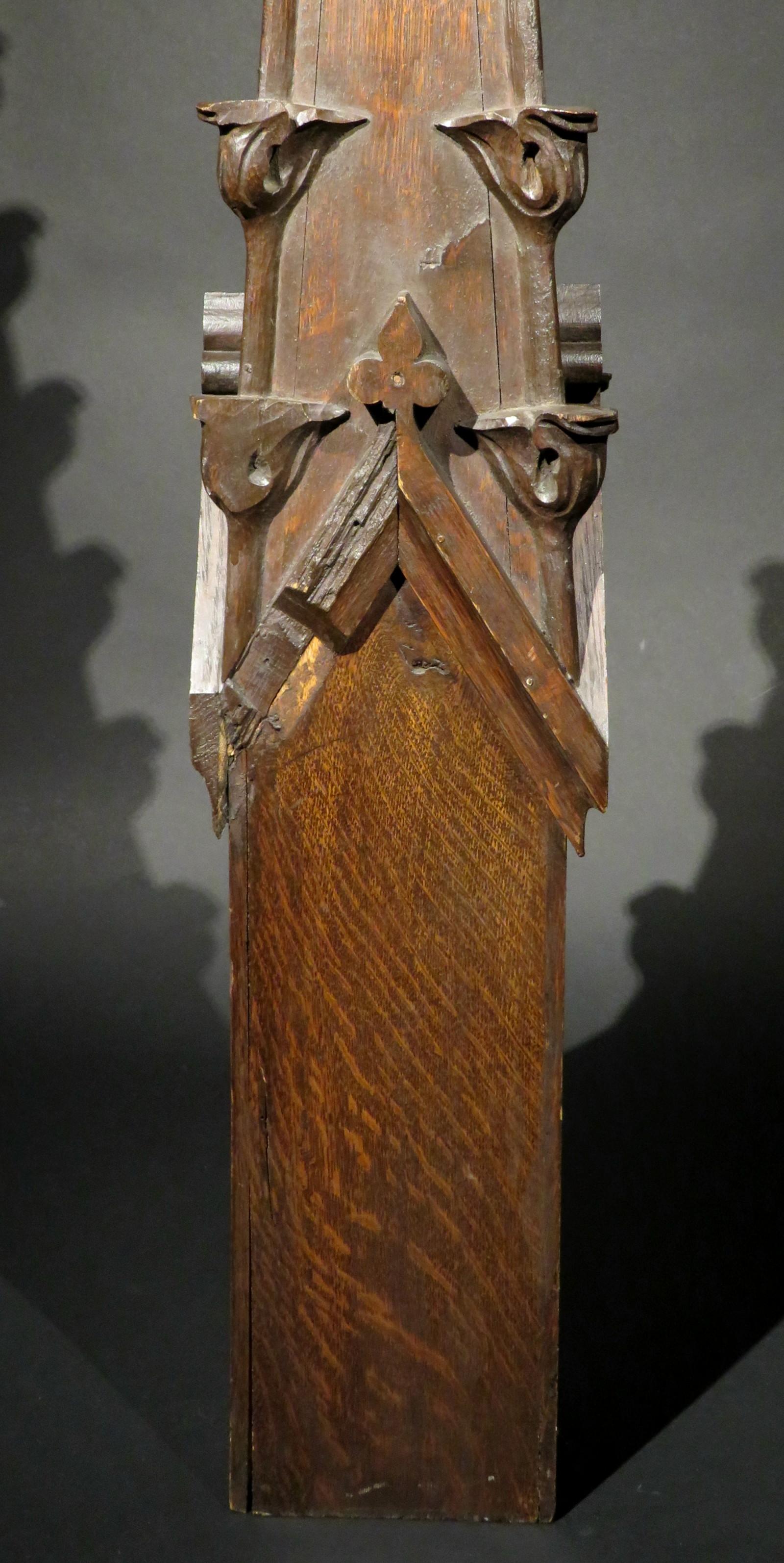 Modèle architectural d'un pinacle ou d'une flèche gothique, France Vers 1900 1