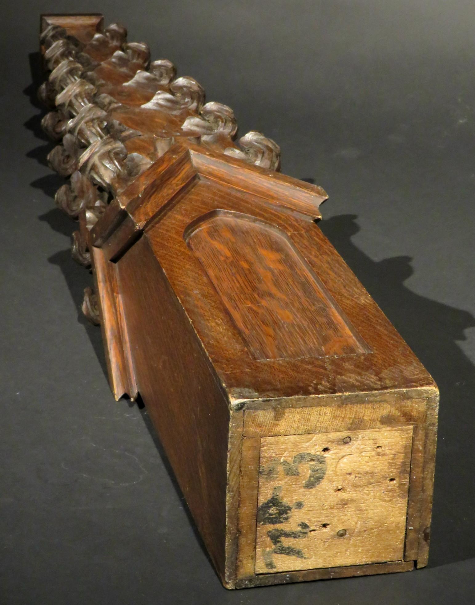 20ième siècle Modèle architectural d'un pinacle ou d'une flèche gothique, France Vers 1900