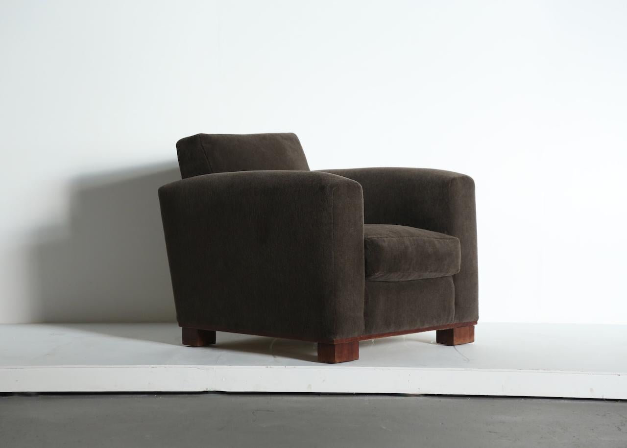 Un sillón, atribuido a Jacques Adnet, Francia, años 50 en venta 1