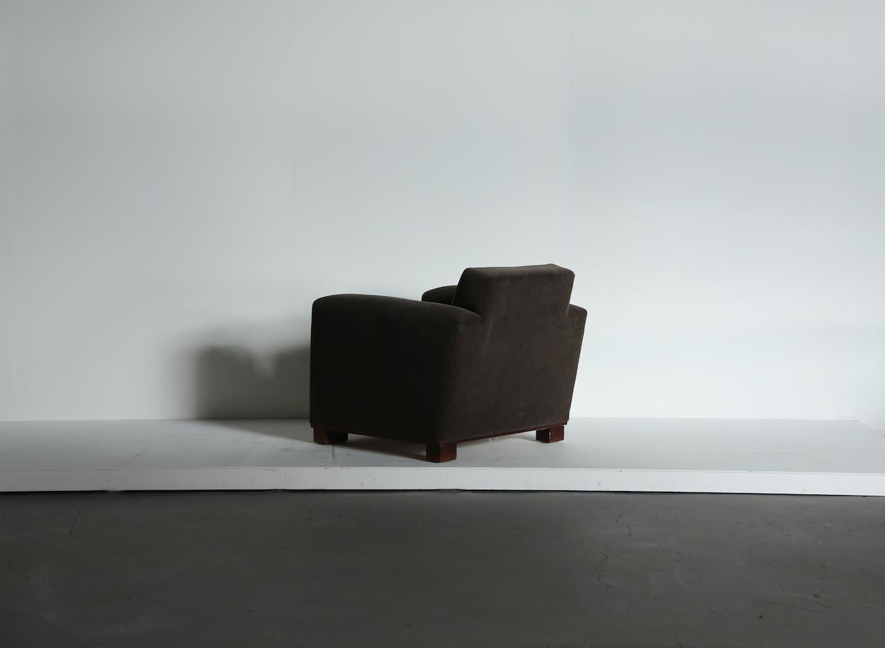 Un sillón, atribuido a Jacques Adnet, Francia, años 50 en venta 2