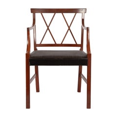 Fauteuil en acajou cubain par Ole Wanscher