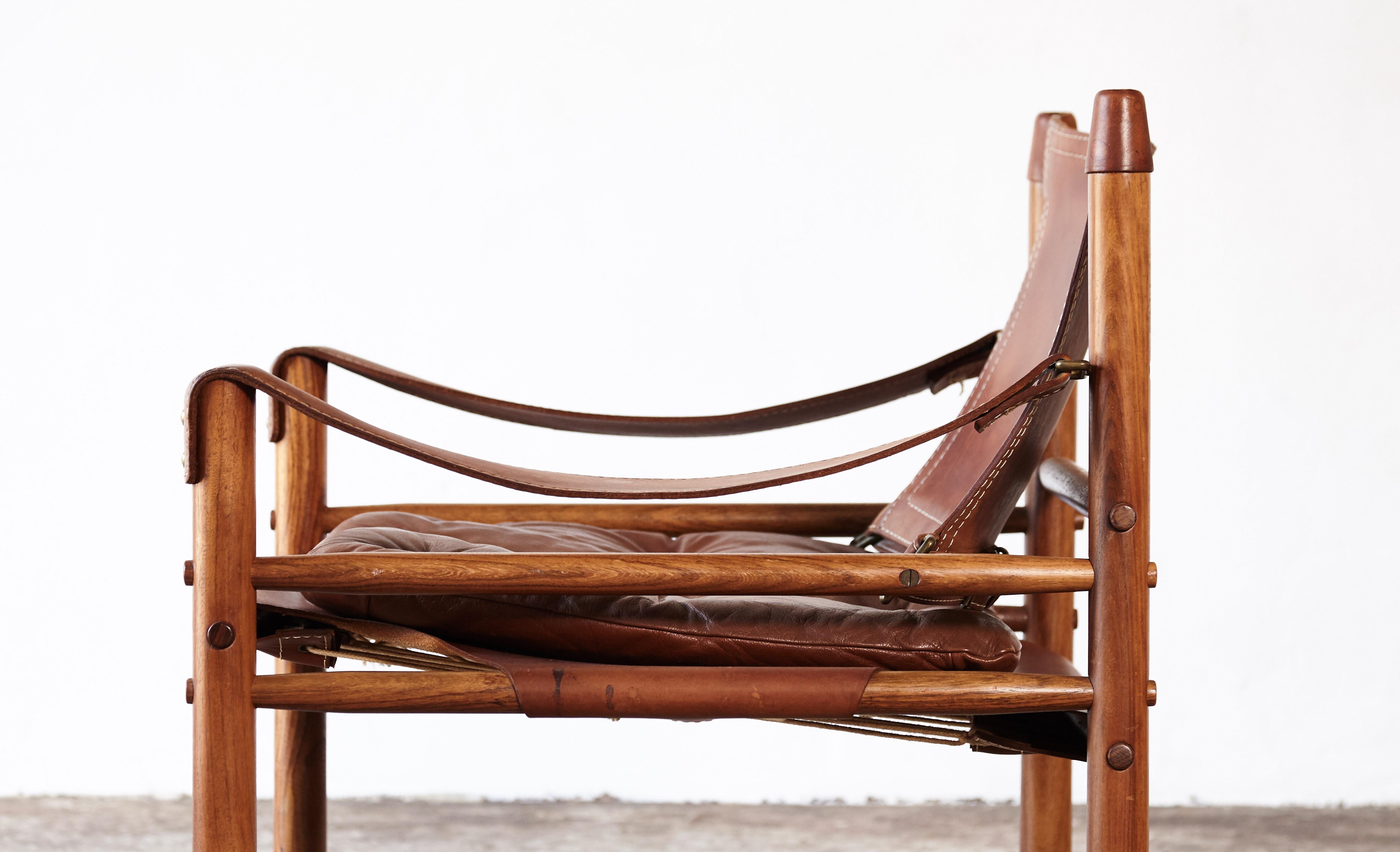 Arne Norell Safari Chair, Norell Mobel, Sweden, 1970s 3