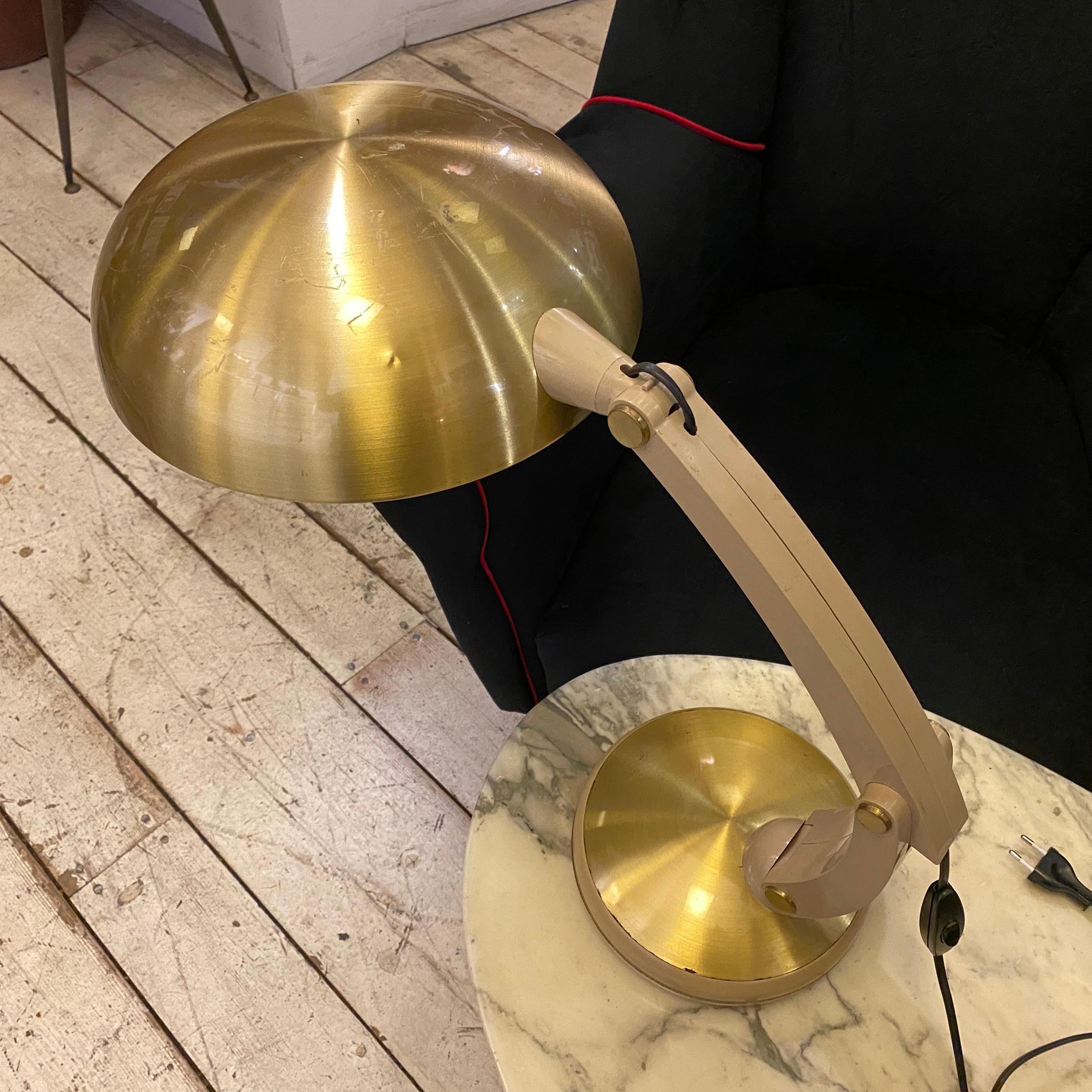 Space Age 1960s Arredoluce Style Mid-Century Modern Italian Desk Lamp For Sale