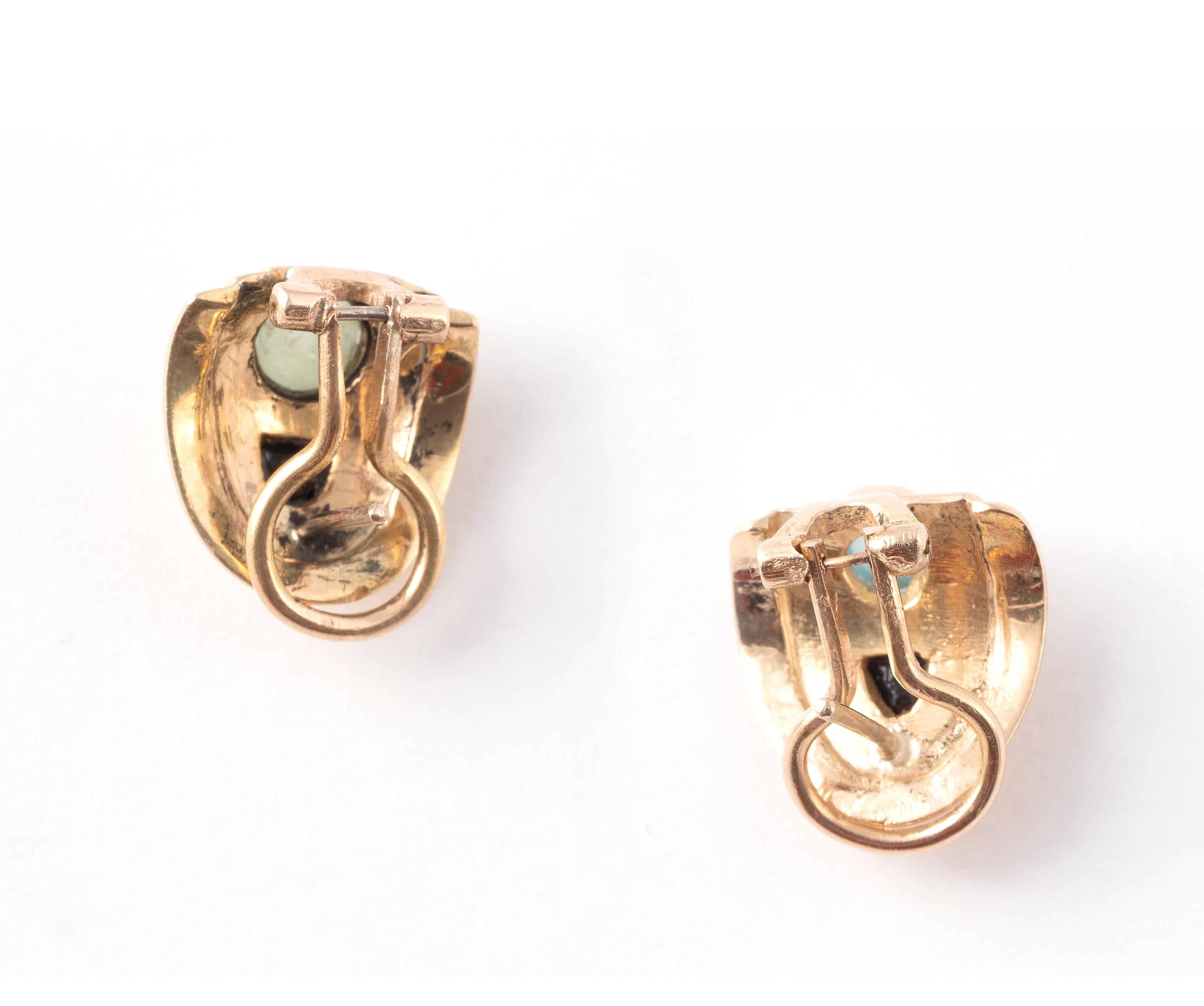 An Art Deco' 18kt Gold Onyx And Jade Set By RENE FOY im Angebot 3