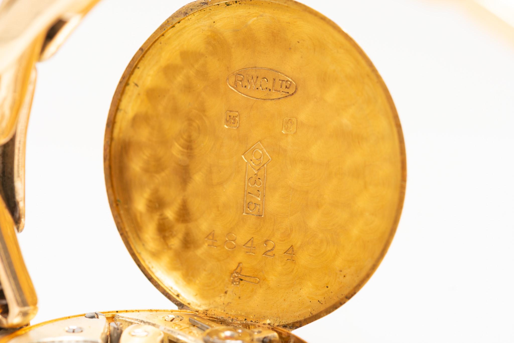 An Art Deco 9ct Gold Ladies Rolex Wristwatch 5