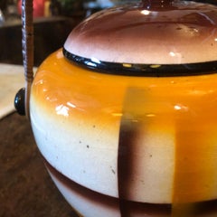 Art Deco Airbrushed Ceramic Italian Biscuit Box, circa 1930