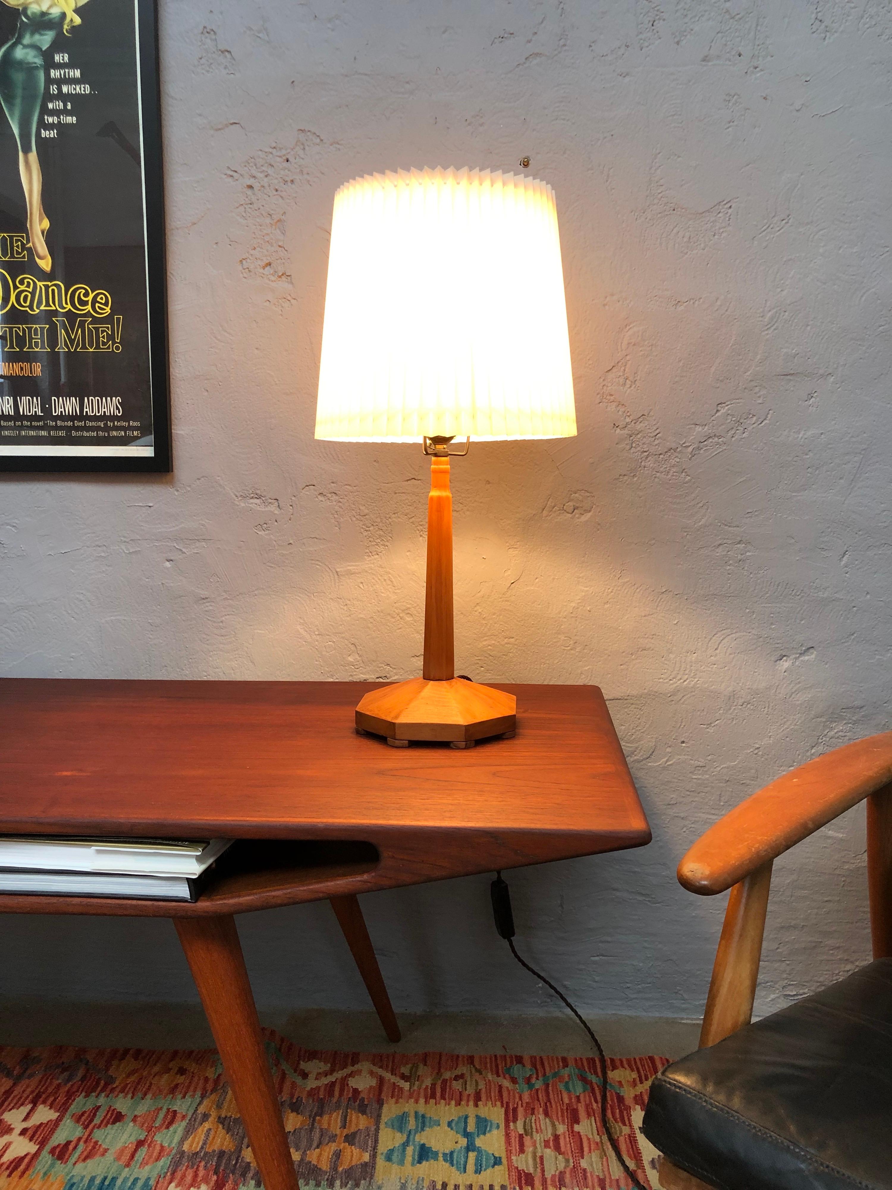 Art Deco Artisan Handmade Table Lamp For Sale 5