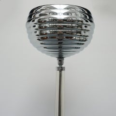 An Art Deco 'Beehive' Uplighter Floor Lamp