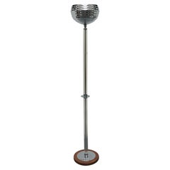 An Art Deco 'Beehive' Uplighter Floor Lamp