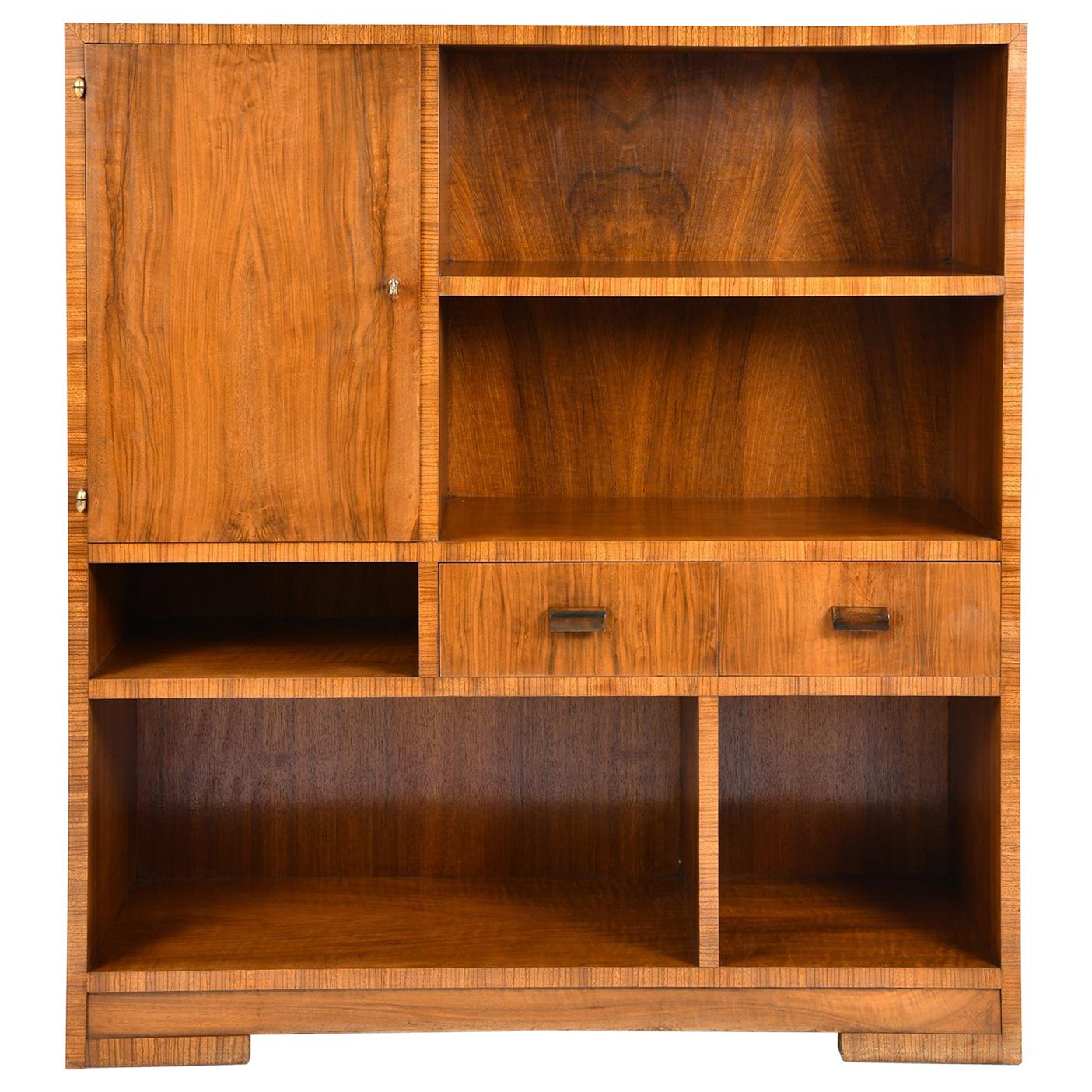 Art Deco Bookcase Cabinet