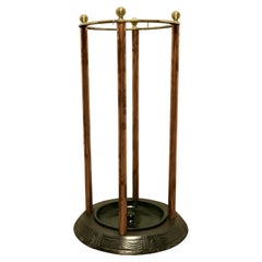 An Art Deco Brass and Cast Iron Nautical Stick or Umbrella Stand