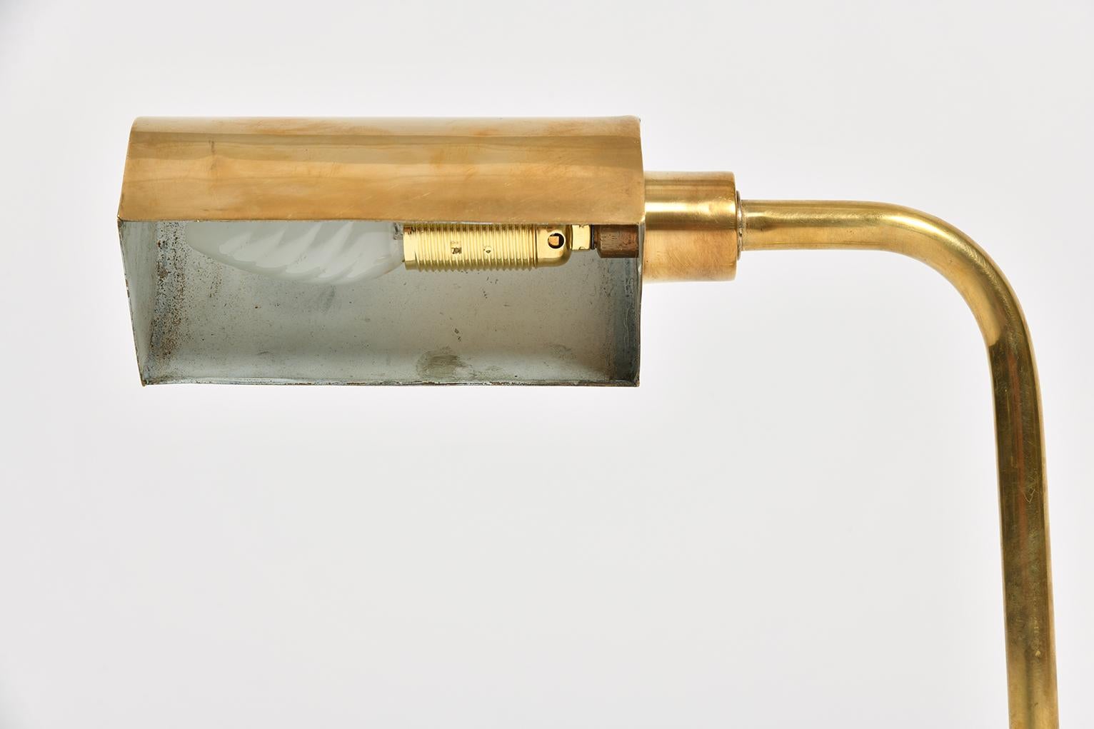 Art Deco Brass Desk Lamp 1